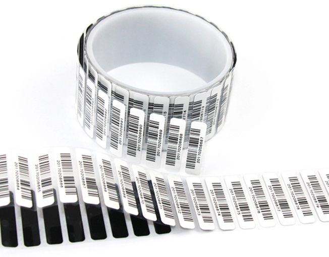 Vulcanized barcode label