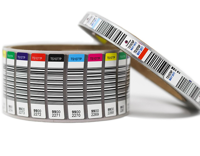 Vulcanized barcode label